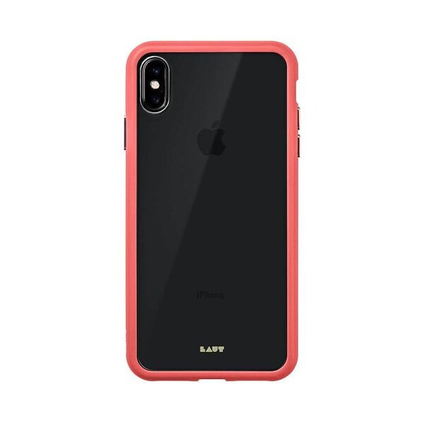 

Чехол-накладка LAUT ACCENTS TEMPERED GLASS for iPhone XS Max Pink (LAUT_IP18-L_AC_P)