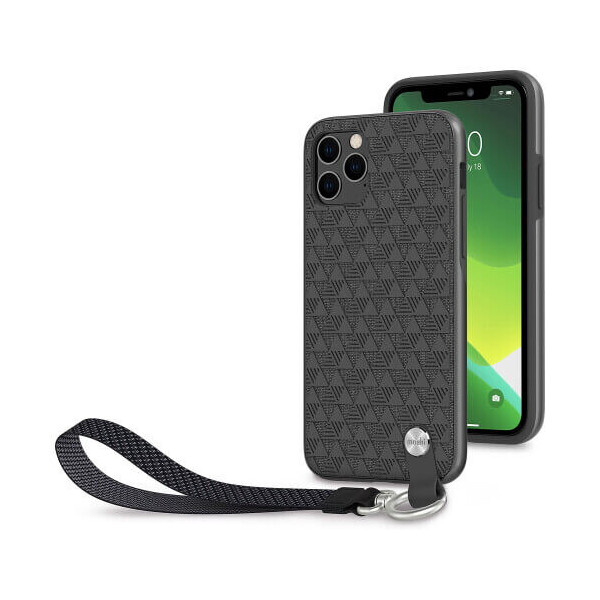 

Чехол-накладка Moshi Altra Slim Case with Wrist Strap Shadow Black for iPhone 11 Pro (99MO117004)
