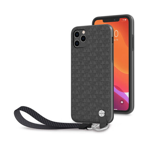

Чехол-накладка Moshi Altra Slim Case with Wrist Strap Shadow Black for iPhone 11 Pro Max (99MO117006)