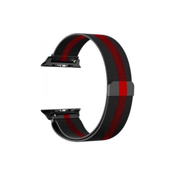 

Ремешок COTEetCI W6 Magnet Band for Apple Watch 42/44mm Black With Red (WH5203-BR)