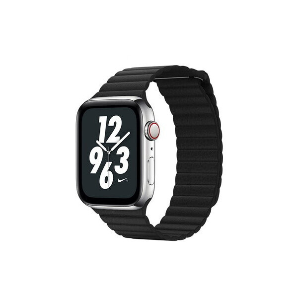 

Ремешок COTEetCI W7 Leather Magnet Band For Apple Watch 38mm/40mm Black (WH5205-BK)