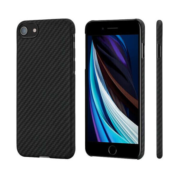 

Чехол-накладка Pitaka MagEZ Case Black/Grey for iPhone SE (KI1101SE)