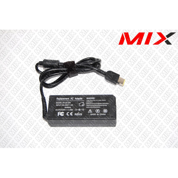 

Блок питания для Lenovo 0B47458 0A65802 0B47462 0B47469 0B47463 0B47459 0B47456 20V/3.25/65W H-COPY Класс А 1545029