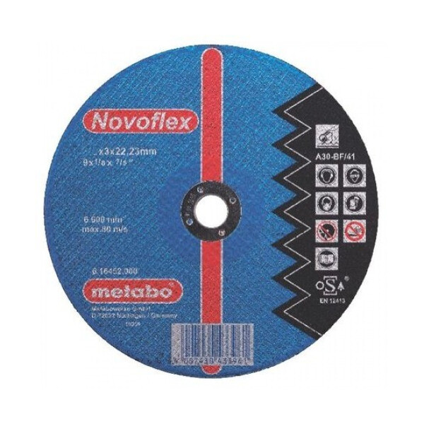 

Диск отрезной по металлу Metabo Novoflex A 30, 230 мм (616452000)