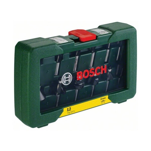 

Фрезы по дереву наборы, Bosch 12 шт (2607019466)