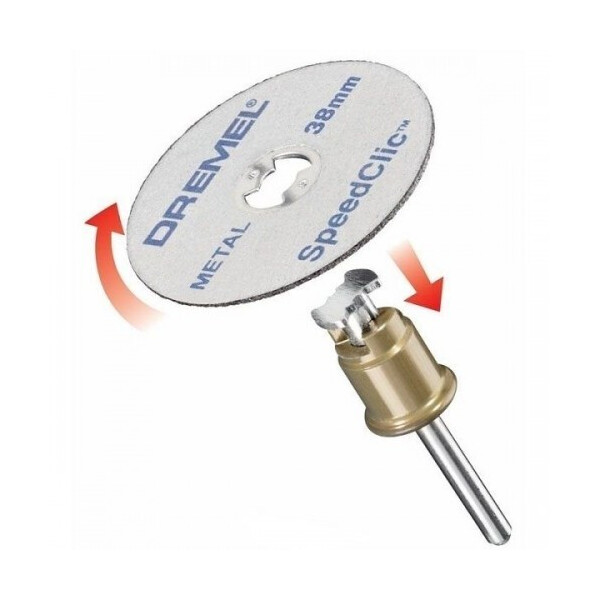 

Комплект Dremel SpeedClic Starter Set 38 мм (2615S406JC) 2 шт