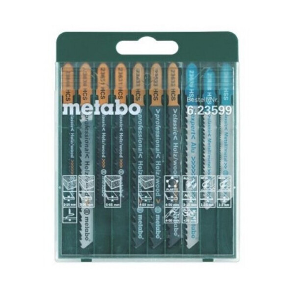 

Набор пилочек для лобзика Metabo 10 шт. Promotion (623599000)