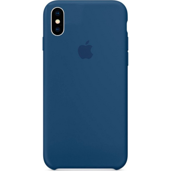 

Silicone case (AAA) для Apple iPhone X (5.8) (Синий / Blue Cobalt) (352693)