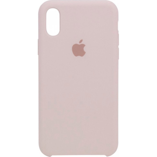Silicone case (A) для Apple iPhone X (5.8) (Слоновая кость / Ivory) (507394)