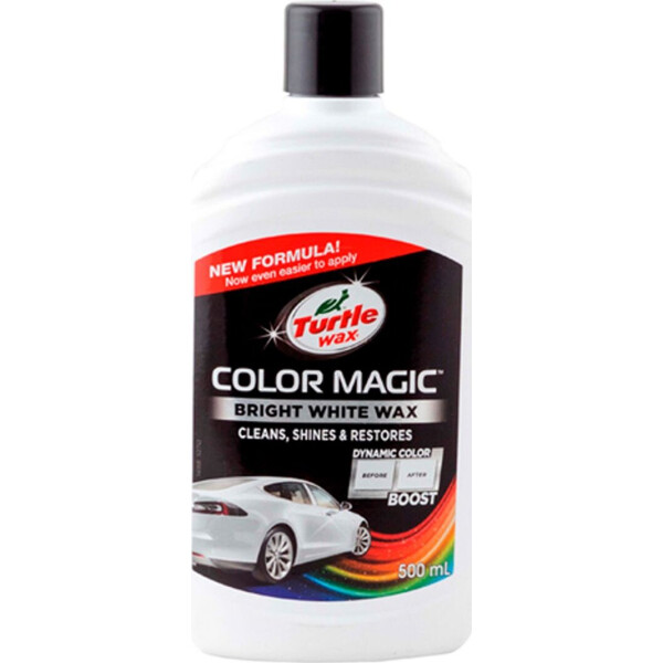 

Цветообогащённый полироль БЕЛЫЙ Color Magic 500 мл EXTRA FILL Turtle Wax (5010322532412)