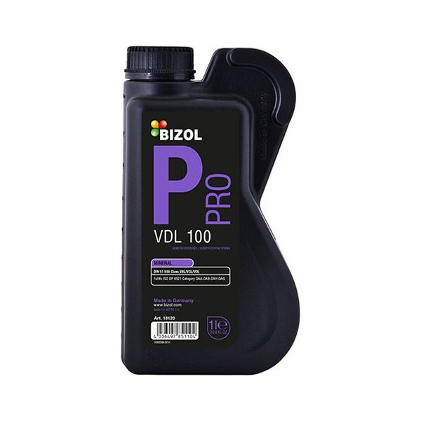 

Компрессорное масло Bizol Pro VDL 100 Compressor Oil, 1л