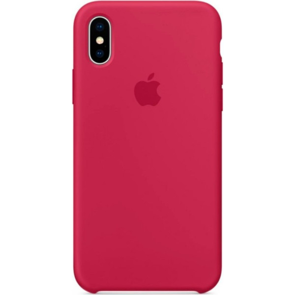 

Silicone case (AAA) для Apple iPhone X (5.8) (Розовый / Rose red) (544002)
