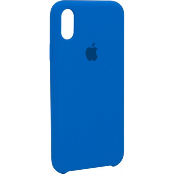

Silicone case (A) для Apple iPhone X (5.8) (Синий / Navy Blue) (583342)