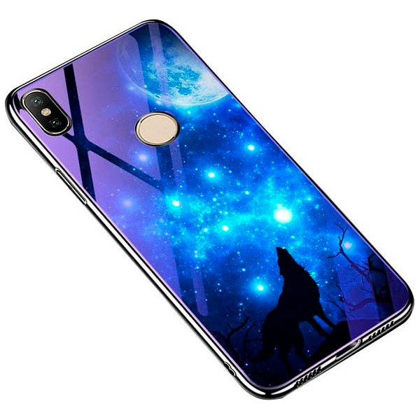 

TPU+Glass Fantasy с глянцевыми торцами для Xiaomi Mi 6X / Mi A2 (Лунная ночь) (590426)