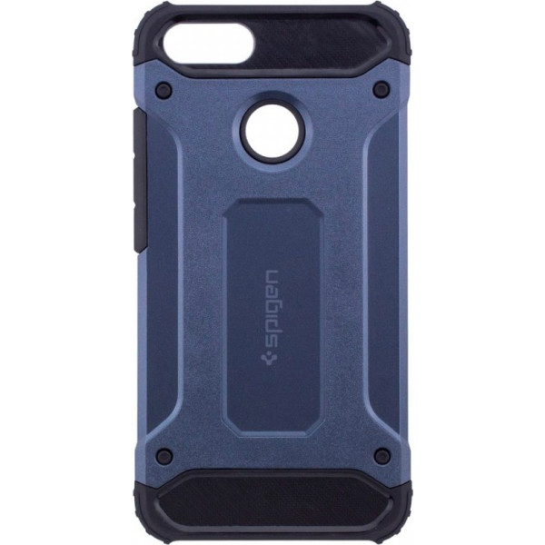 

бронированный противоударный TPU+PC чехол SPIGEN (HC) для Huawei Honor 7A Pro / Y6 Prime 2018 (Синий) (622402)