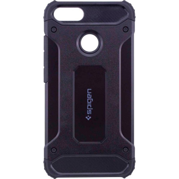 

бронированный противоударный TPU+PC чехол SPIGEN (HC) для Huawei Y7 Prime (2018) / Honor 7C pro (Черный) (622407)