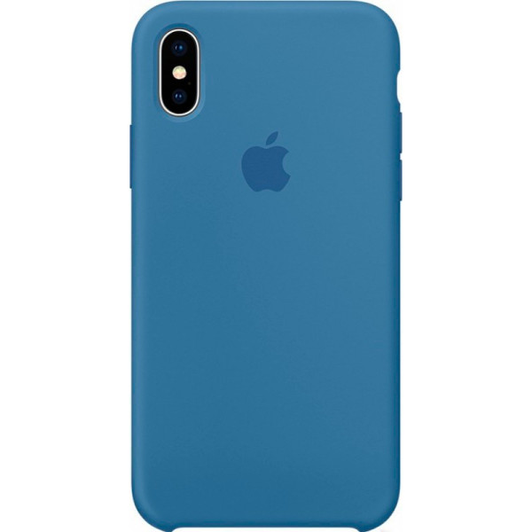 

Silicone case (AAA) для Apple iPhone X (5.8) (Синий / Denim Blue) (663412)