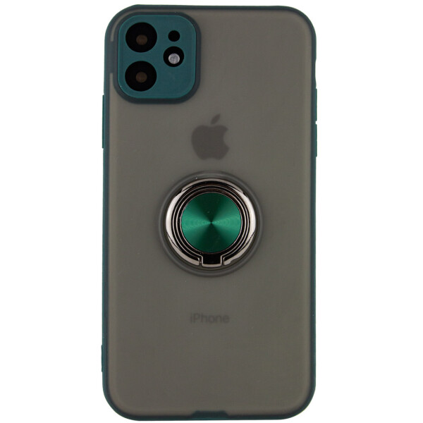 

TPU-PC чехол Deen Shadow Ring series для Apple iPhone 11 (6.1")