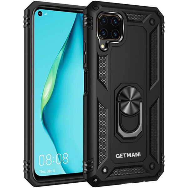 

Ударопрочный чехол GETMAN Serge Ring for Magnet для Huawei P40 Lite