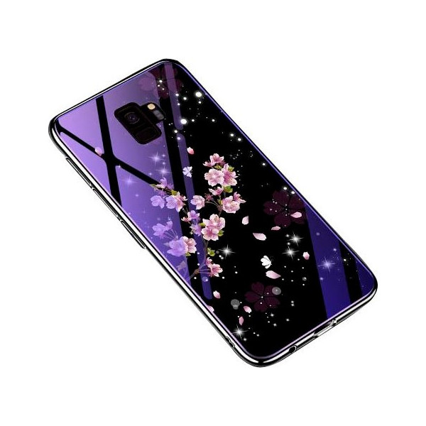 

TPU+Glass Fantasy с глянцевыми торцами для Samsung Galaxy S9 (Цветение) (665709)