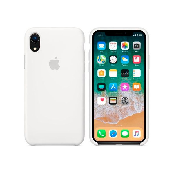 

Silicone case (AAA) для Apple iPhone XR (6.1) (Белый / White) (666904)