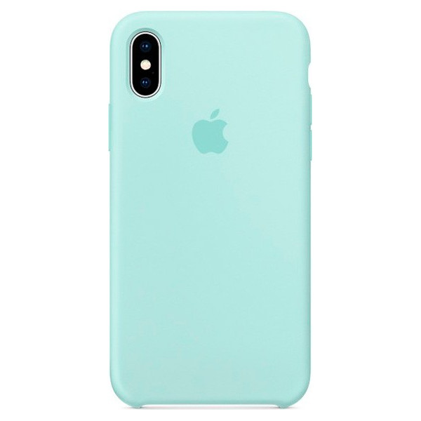 

Silicone case (AAA) для Apple iPhone XS Max (6.5) (Бирюзовый / Light blue) (666907)