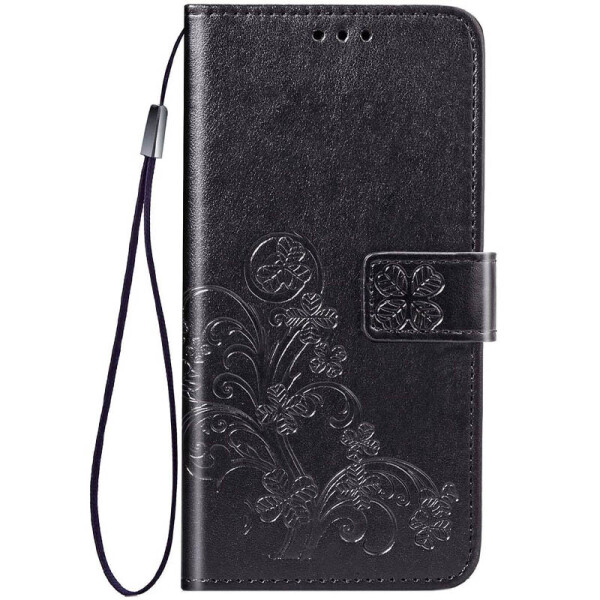 

Кожаный чехол (книжка) Four-leaf Clover с визитницей для Samsung Galaxy A40 (A405F)