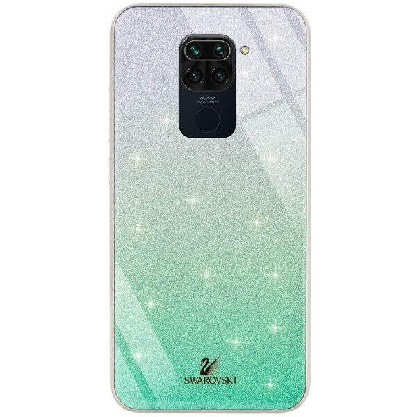 

TPU+Glass чехол Swarovski для Xiaomi Redmi Note 9 / Redmi 10X