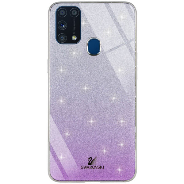 

TPU+Glass чехол Swarovski для Samsung Galaxy M31