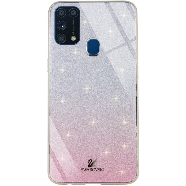 

TPU+Glass чехол Swarovski для Samsung Galaxy M31