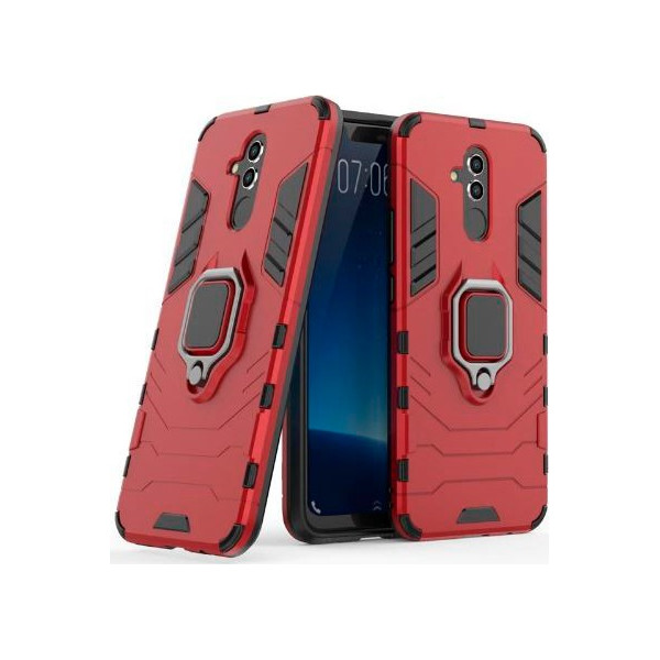 

ударопрочный Transformer Ring под магнитный держатель для Huawei Mate 20 lite (Красный / Dante Red) (680953)