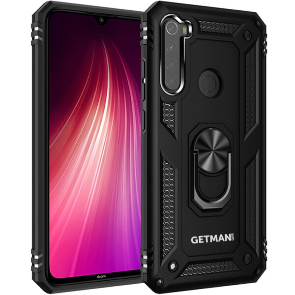 

Ударопрочный чехол GETMAN Serge Ring for Magnet для Xiaomi Redmi Note 8T