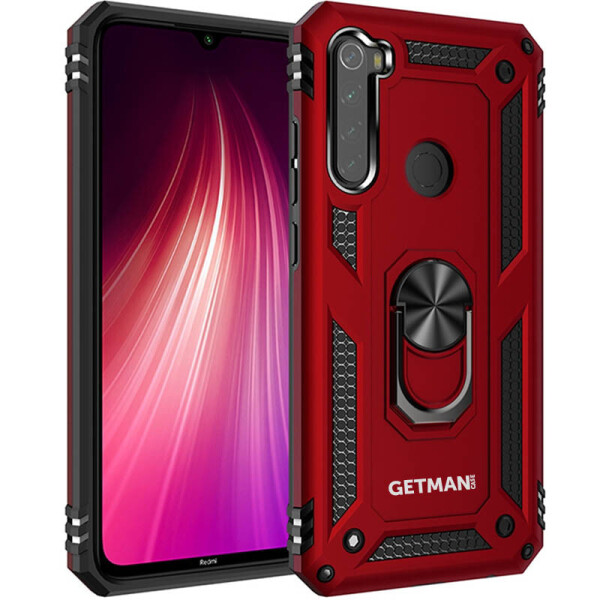 

Ударопрочный чехол GETMAN Serge Ring for Magnet для Xiaomi Redmi Note 8T