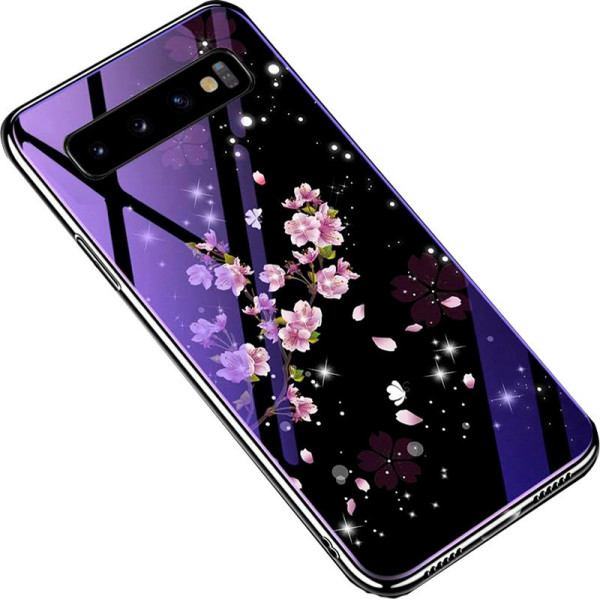 

TPU+Glass Fantasy с глянцевыми торцами для Samsung Galaxy S10 (Цветение) (685735)
