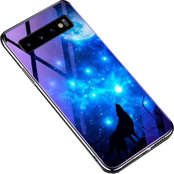 

TPU+Glass Fantasy с глянцевыми торцами для Samsung Galaxy S10+ (Лунная ночь) (685737)