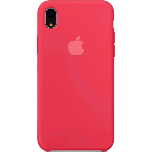 

Silicone case (AAA) для Apple iPhone XR (6.1) (Розовый / Hibiscus) (685884)