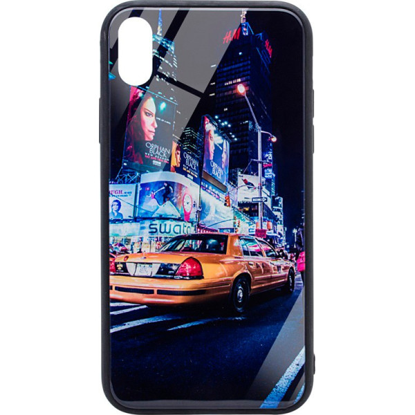 

TPU+Glass Night series для Apple iPhone XS Max (6.5) (Нью Йорк) (686032)