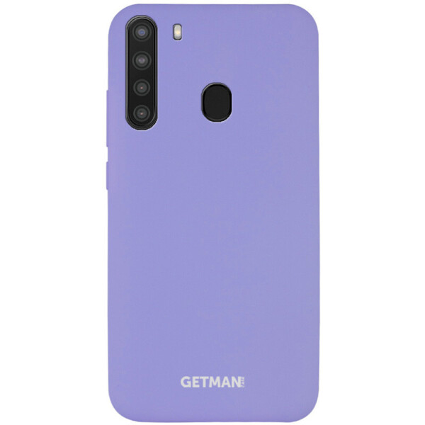 

Чехол Silicone Cover GETMAN for Magnet для Samsung Galaxy A21