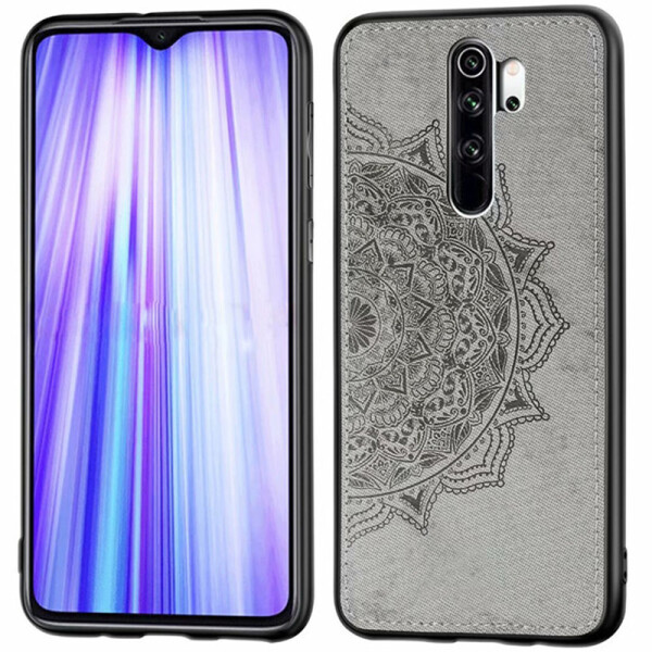 

TPU+Textile чехол Mandala с 3D тиснением для Xiaomi Redmi Note 8 Pro
