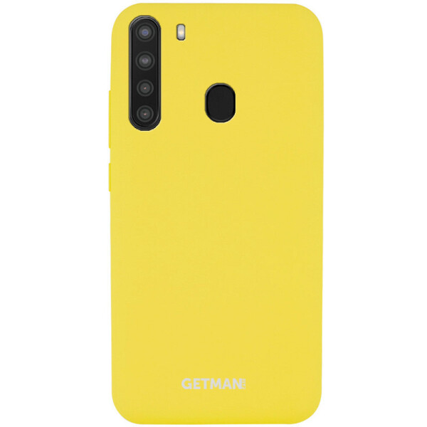 

Чехол Silicone Cover GETMAN for Magnet для Samsung Galaxy A21