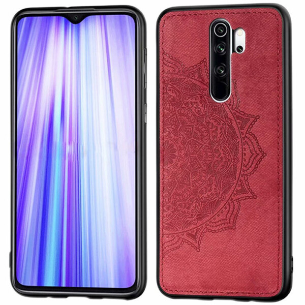 

TPU+Textile чехол Mandala с 3D тиснением для Xiaomi Redmi Note 8 Pro