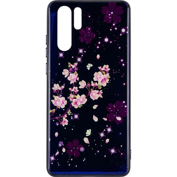 

TPU+Glass Fantasy с глянцевыми торцами для Huawei P30 Pro (Цветение) (700177)