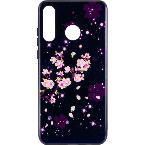 

Чехол TPU+Glass Fantasy с глянцевыми торцами для Huawei P30 lite (Цветение) (700187)