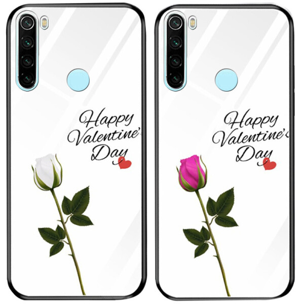 

TPU+Glass чехол светящийся в темноте для Xiaomi Redmi Note 8