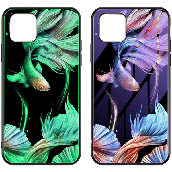 

TPU+Glass чехол светящийся в темноте для Apple iPhone 11 Pro (5.8")