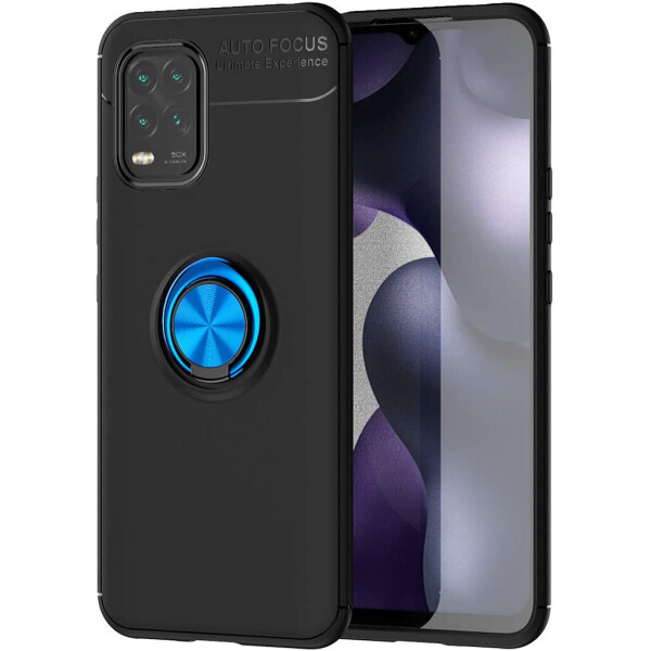 

TPU чехол Deen ColorRing под магнитный держатель (opp) для Xiaomi Mi 10 Lite