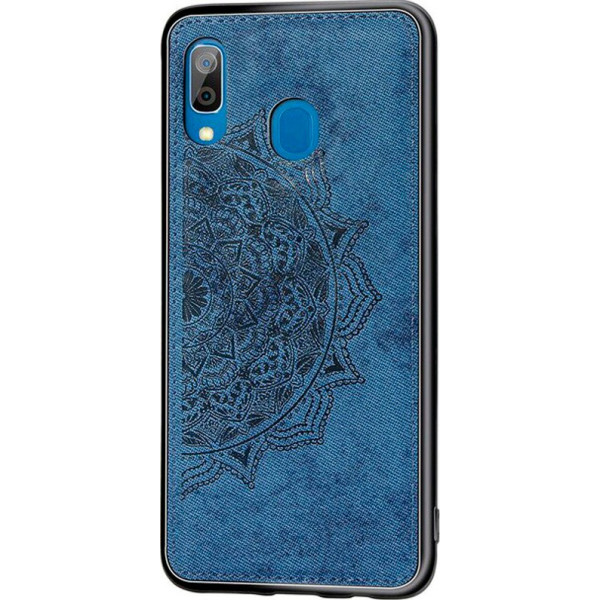 

TPU+Textile Mandala с 3D тиснением для Samsung Galaxy A20 / A30 (Синий) (708918)