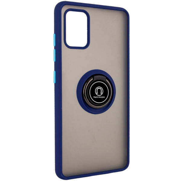 

TPU+PC чехол Deen ColorEdgingRing под магнитный держатель для Samsung Galaxy A31