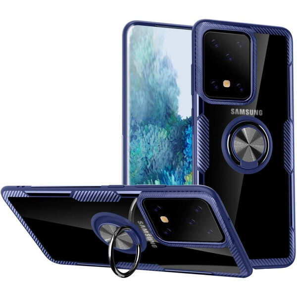 

TPU+PC чехол Deen CrystalRing под магнитный держатель для Samsung Galaxy S20 Ultra