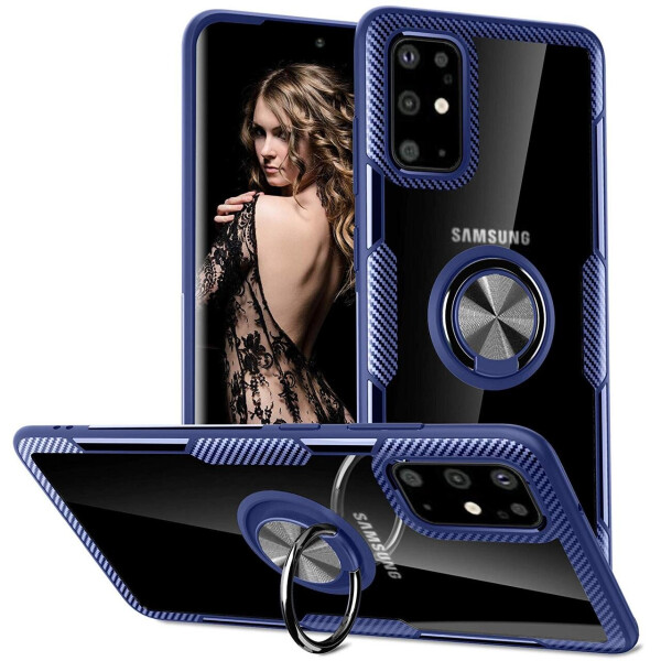 

TPU+PC чехол Deen CrystalRing под магнитный держатель для Samsung Galaxy S20+